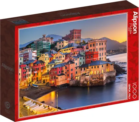 ALIPSON Puzzle Genua, Italien / 1000 Teile / ab 14 Jahren