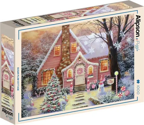 ALIPSON Puzzle Sweet Plum Cottage / 1000 Teile / ab 14 Jahren