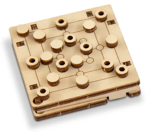 Wooden City 3D Holzpuzzlespiel Mini-Mühle / 24 Teile / ab 14 Jahren
