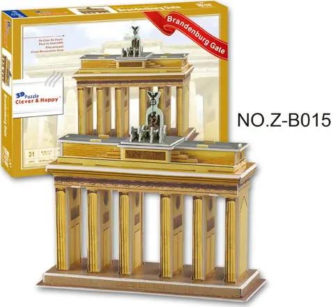 CLEVER&HAPPY 3D-Puzzle Brandenburger Tor / 31 Teile / ab 3 Jahren