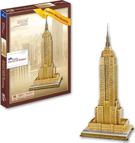 CLEVER&HAPPY 3D-Puzzle Empire State Building / 55 Teile / ab 3 Jahren