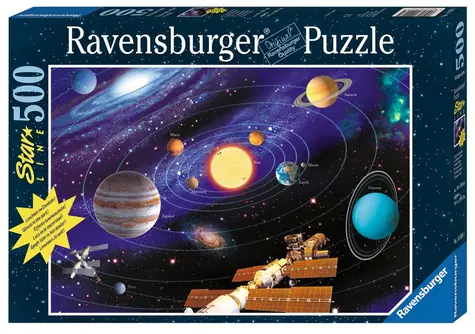 Ravensburger Leuchtpuzzle Sonnensystem / 500 Teile / ab 12 Jahren
