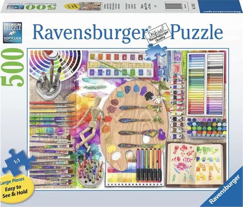 Ravensburger Puzzle Künstlerpalette XXL / 500 Teile