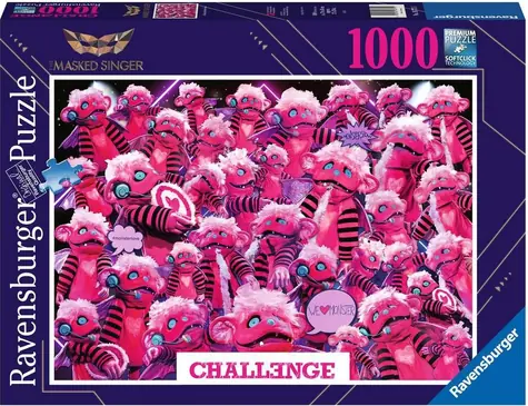Ravensburger Puzzle-Herausforderung: Masked Singer Monster / 1000 Teile / ab 14 Jahren