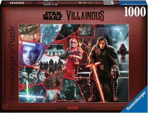 Ravensburger Puzzle Star Wars Schurken: Kylo Ren / 1000 Teile / ab 14 Jahren