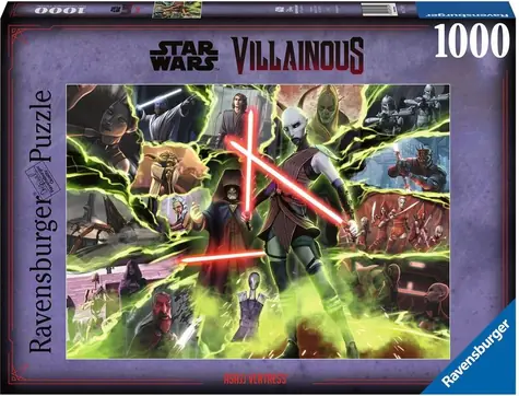 Ravensburger Puzzle Star Wars Schurken: Asajj Ventress / 1000 Teile / ab 14 Jahren