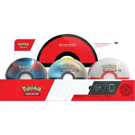 Pokémon Sammelkartenspiel: Pokéball-Dose 2024 (Nachdruck) / ab 6 Jahren