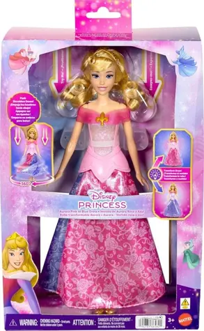 Mattel Disney Princess Aurora Puppe mit Farbwechsel JLK24 / ab 3 Jahren