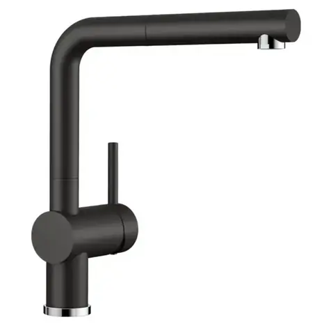 Blanco Linus S - Spültischarmatur mit Ausziehbrause, schwarz 