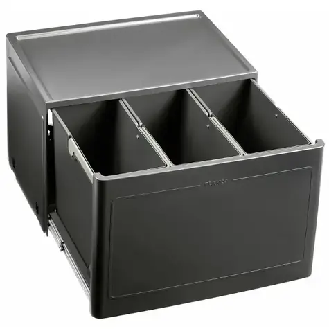 Blanco Botton Pro - Eingebauter, unterteilter Abfallbehälter - Volumen 39 l 
