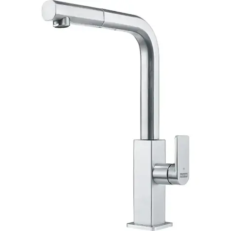 Franke Mythos - FC 7853 Spültischarmatur mit ausziehbarem Edelstahlauslauf 