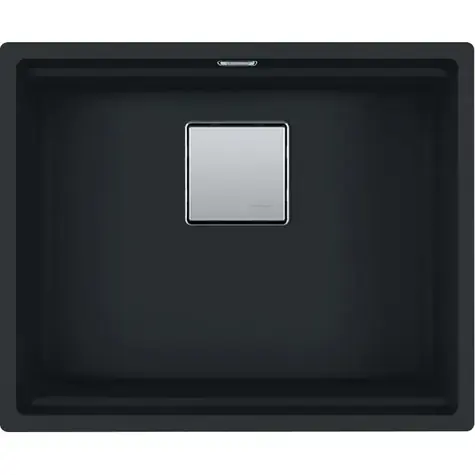 Franke Kubus 2 - Fragranite Spülbecken KNG 110-52 56x46 cm matt schwarz