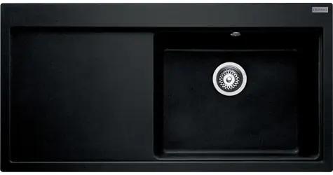 Franke Mythos - Fragranit-Spülbecken MTG 611/7 100x52 cm Onyx