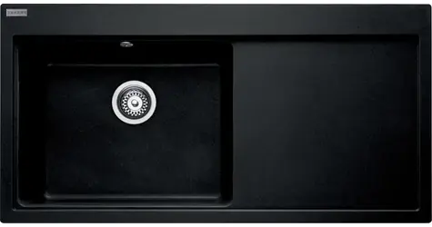 Franke Mythos - Fragranit-Spülbecken MTG 611/2 100x52 cm Onyx 