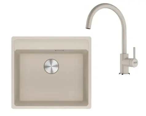 Franke Sets - Küchenset G274SA, Spüle MRG 610-52 RTL und Armatur FC 6018.082 Sahara