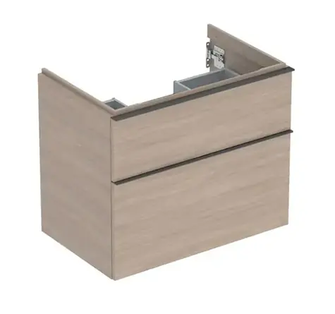 Geberit iCon - Waschtischunterschrank Eiche / 74x62x48 cm / 2 Schubladen
