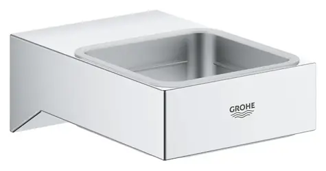 Grohe Selection Cube - Glas-/Seifenhalter, verchromt 