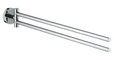 Grohe QuickFix Start - Doppelhandtuchhalter - Länge 44 cm, Chrom 