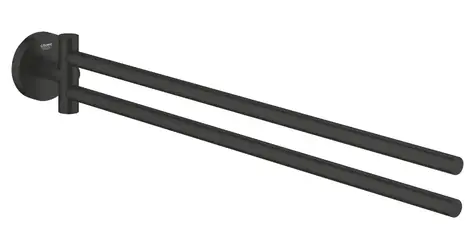 Grohe QuickFix Start - Handtuchhalter matt schwarz 