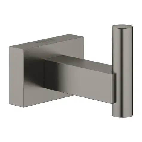 Grohe Essentials Cube - Gebürsteter Haken, hartes Graphite 