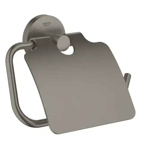 Grohe Essentials - Toilettenpapierhalter, gebürstetes Dunkelgraphit 