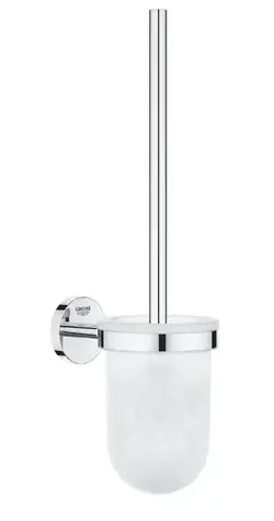 Grohe QuickFix Start Cosmopolitan - Wand-WC-Bürste mit Halterung Glas/Chrom 
