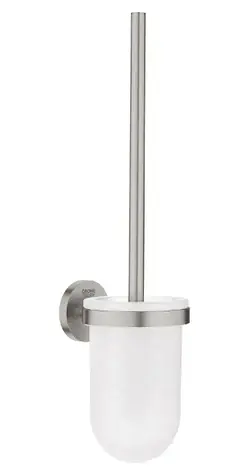Grohe QuickFix Start - Wand-WC-Bürste mit Glas-/Superstahl-Halterung 