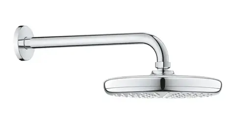 Grohe Tempesta - Kopfbrause 210 | 1 Strahlart | Brausearm 29 cm, Chrom 