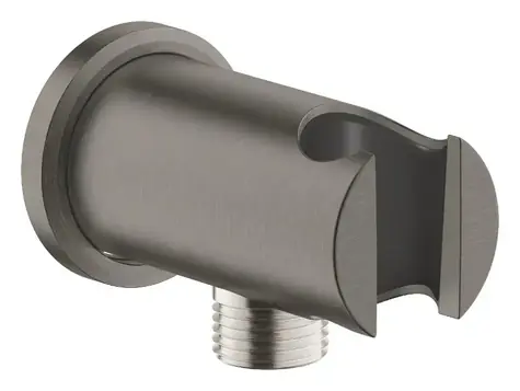 Grohe Rainshower - Wandwinkel mit Halterung, gebürstetes Graphite 
