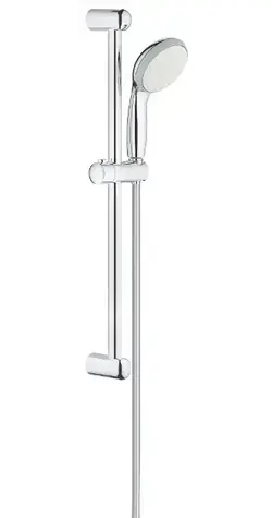 Grohe Vitalio Go - Duschkopf-Set | 1 Strahlart | Stangen und Schläuche verchromt 