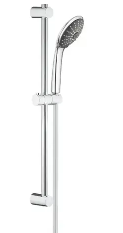 Grohe Vitalio Joy - Duschkopf-Set | 3 Strahlarten | Stangen und Schläuche verchromt 