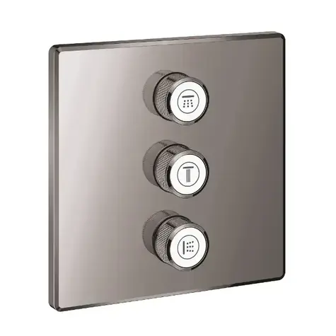 Grohe Grohtherm SmartControl - Unterputzventil für 3 Geräte, Graphite 