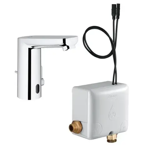 Grohe Eurosmart Cosmopolitan E - Elektronische Waschtischarmatur Powerbox Chrom 