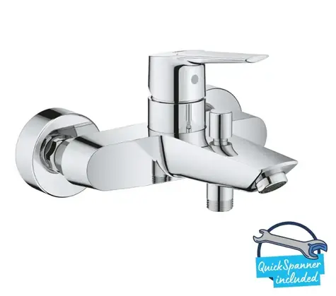 Grohe QuickFix Start - Wandarmatur für Bad, verchromt 