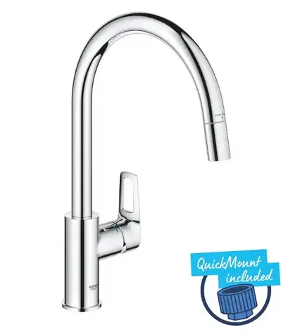 Grohe Start Loop - Spültischarmatur mit Ausziehbrause, verchromt 