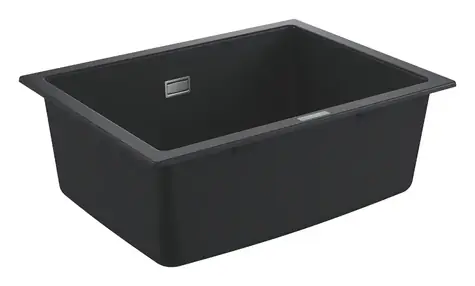 Grohe Spülbecken - Kompositspüle K700 mit Ablaufgarnitur 61 x 46 cm, Granit schwarz 