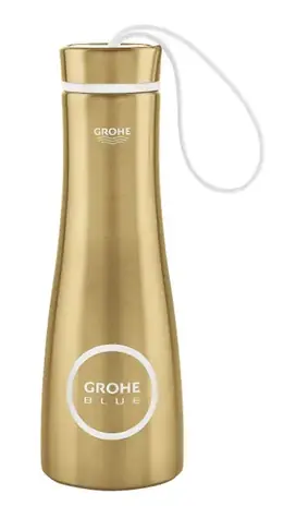 Grohe Blue Home - Thermosflasche 450 ml, gebürstet, Cool Sunrise 