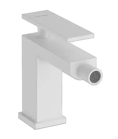 Hansgrohe Tecturis E - Bidet-Armatur mit Auslauf, mattweiß 