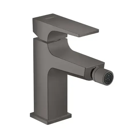 Hansgrohe Metropol - Bidetarmatur mit Push-Open-Auslauf, gebürstetes Schwarzchrom 