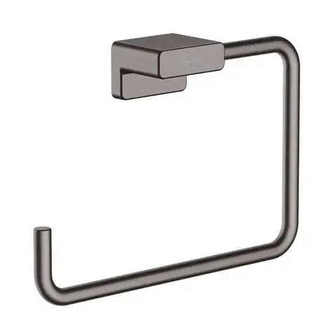 Hansgrohe AddStoris - Handtuchhalter, gebürstetes Schwarzchrom 