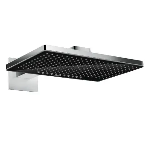 Hansgrohe Rainmaker Select - Kopfbrause 460 | 2 Strahlarten | Brausearm 46 cm | Schwarz/Chrom 