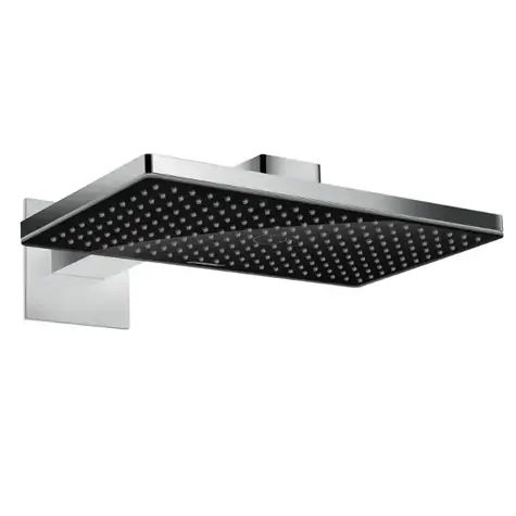Hansgrohe Rainmaker Select - Kopfbrause 460 | 1 Strahlart | Arm 46 cm | schwarz/chrom 