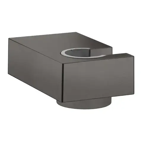 Hansgrohe Halter - Wandduschhalterung Porter E, gebürstetes Schwarzchrom 
