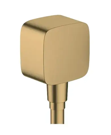 Hansgrohe Fixfit - Brausebogen mit Rückschlagventil, gebürstetes Bronze 