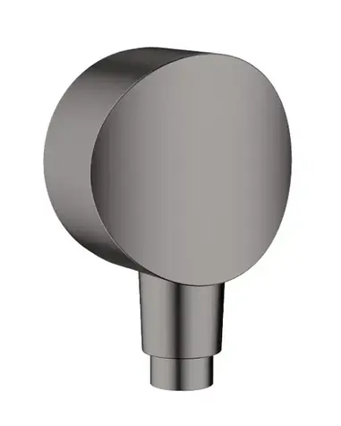 Hansgrohe Fixfit - Brausebogen S mit Rückschlagventil, gebürstetes Schwarzchrom 