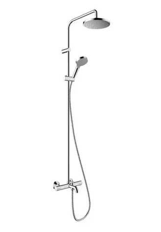 Hansgrohe Vernis Blend - Duschset Showerpipe 200 mit Badewannenthermostat, verchromt 