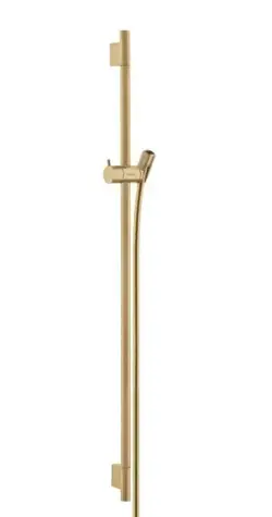 Hansgrohe Unica'S - Duschstange 90 cm mit Brauseschlauch, gebürstete Bronze 
