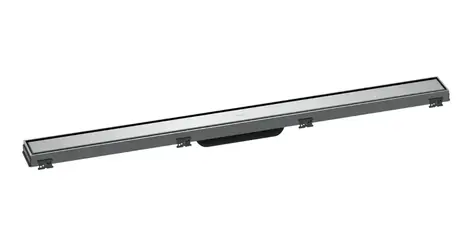 Hansgrohe RainDrain Match - Duschrinne mit Edelstahlrost 900 | mit höhenverstellbarem Rahmen, verchromt 