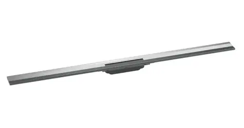 Hansgrohe RainDrain Flex - Lineare Duschrinne mit Edelstahlrost 1200 | Wandmontage | kürzbar, verchromt 
