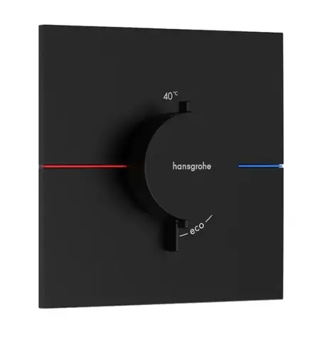 Hansgrohe ShowerSelect Comfort - Thermostatarmatur für Unterputzmontage, matt schwarz 
